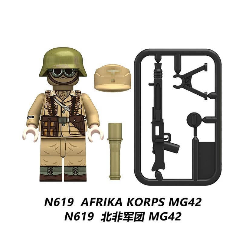 N617-620 North African Legion minifigs