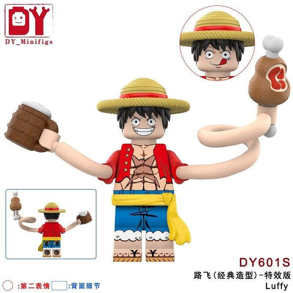 DY601S-DY602S One Piece Luffy Minifigures