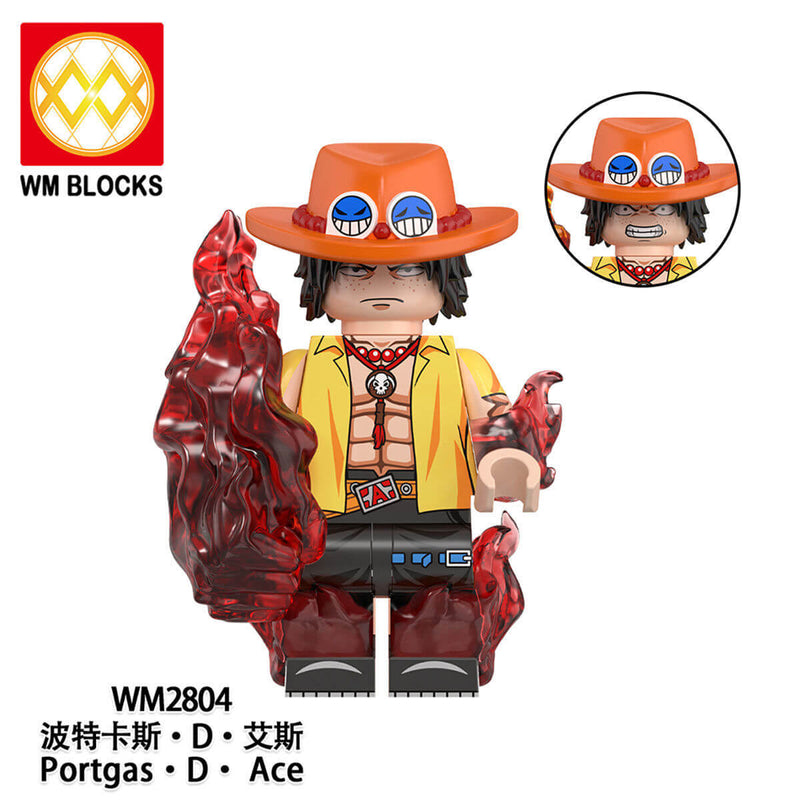 WM6194 One Piece Monkey Luffy Minifigs