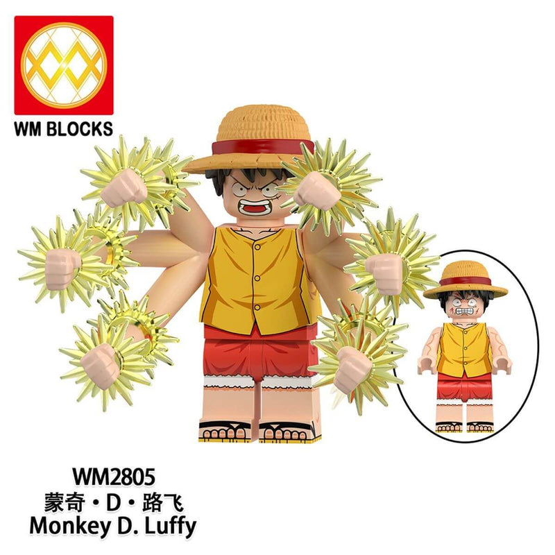 WM6194 One Piece Monkey Luffy Minifigs