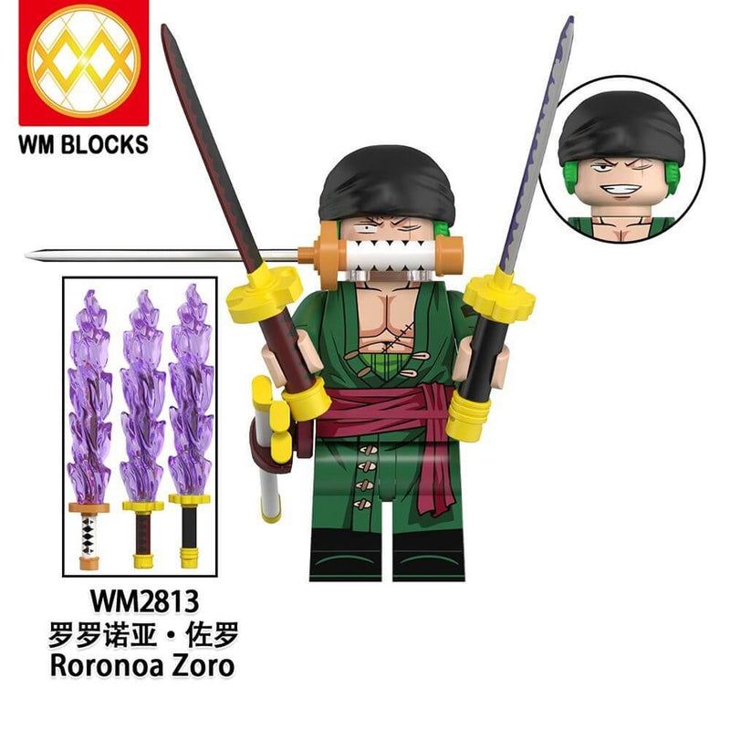 WM6195 One Piece Jinbe Minifigs