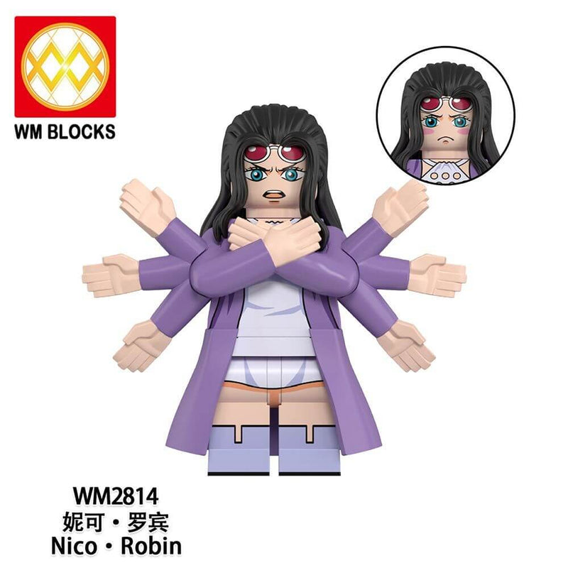 WM6195 One Piece Jinbe Minifigs