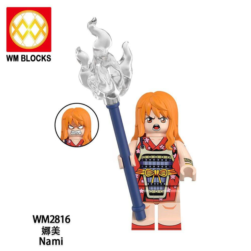 WM6195 One Piece Jinbe Minifigs