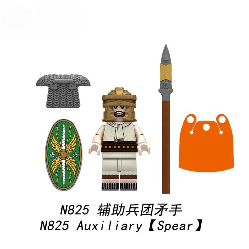 N822-825 Middle Ancient Roman Auxiliary Corps minifigs