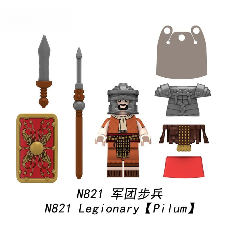 N818-821 medieval Roman series minifigs