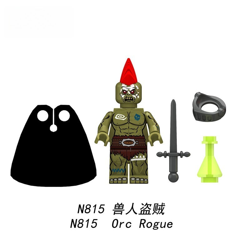 N814-817 medieval orc minifigs