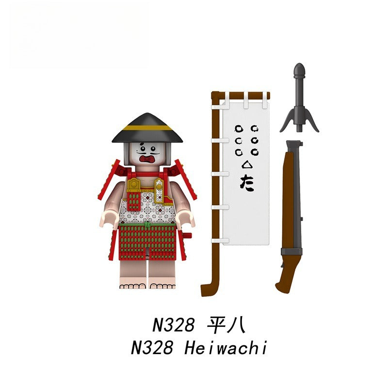 N326-333 Japanese samurai series minifigs