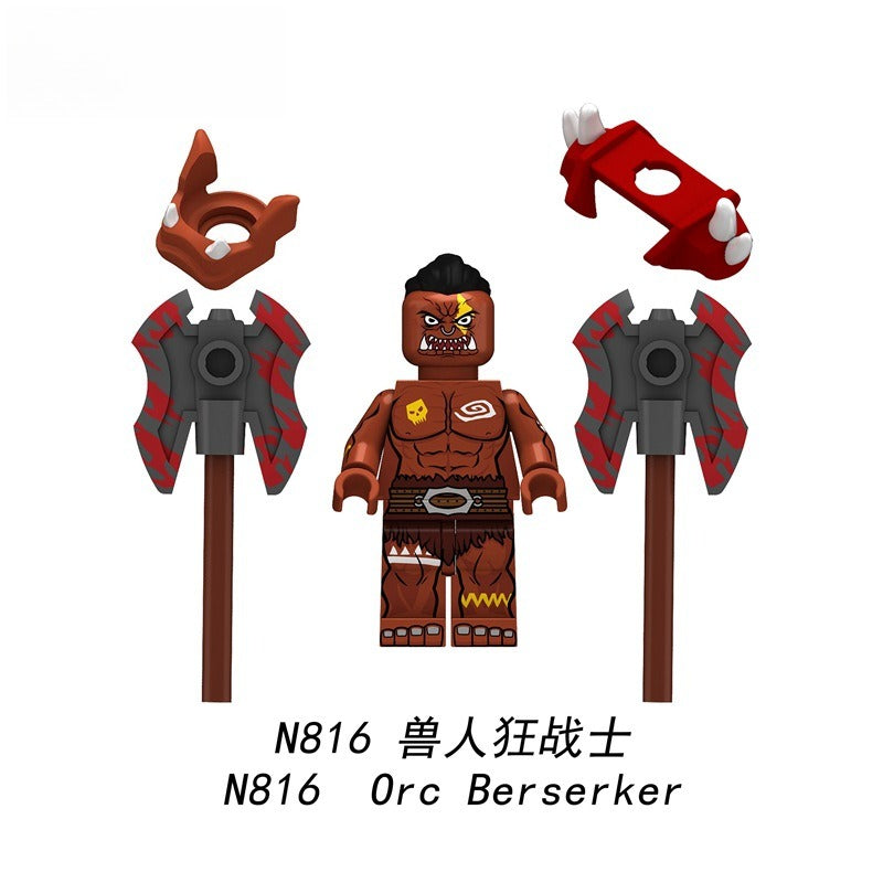 N814-817 medieval orc minifigs
