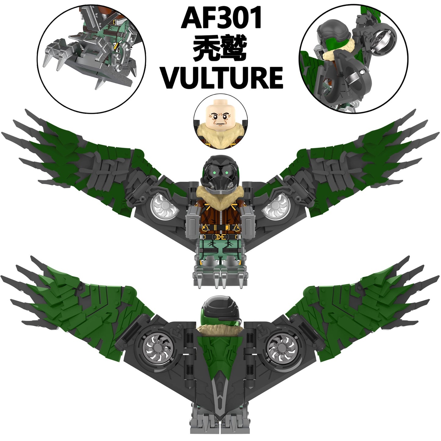 AF301 Super hero villain Vulture Minifigure