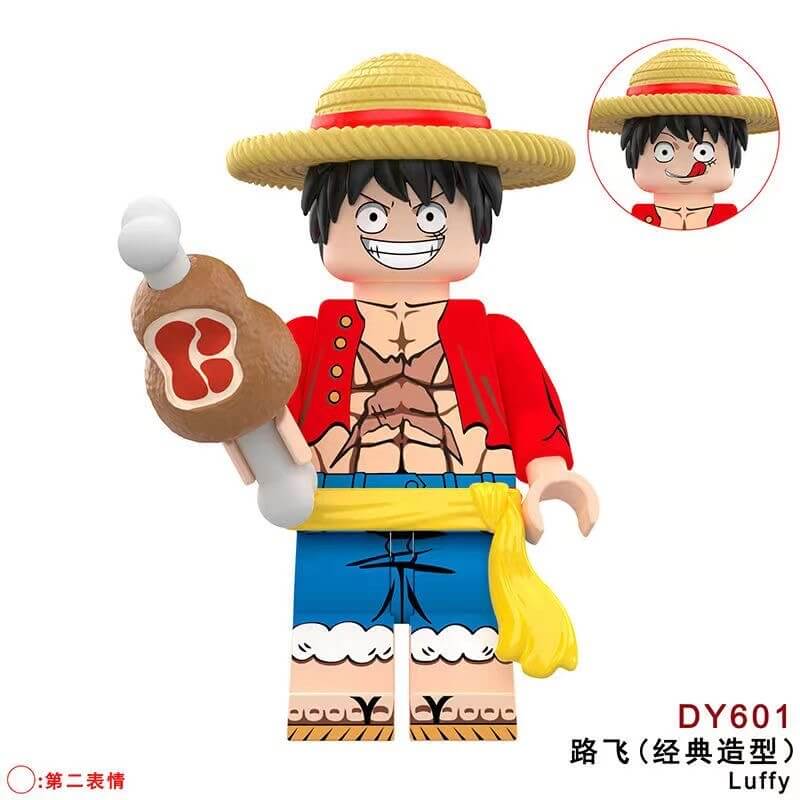 DY601 DY602 One Piece Luffy Minifig