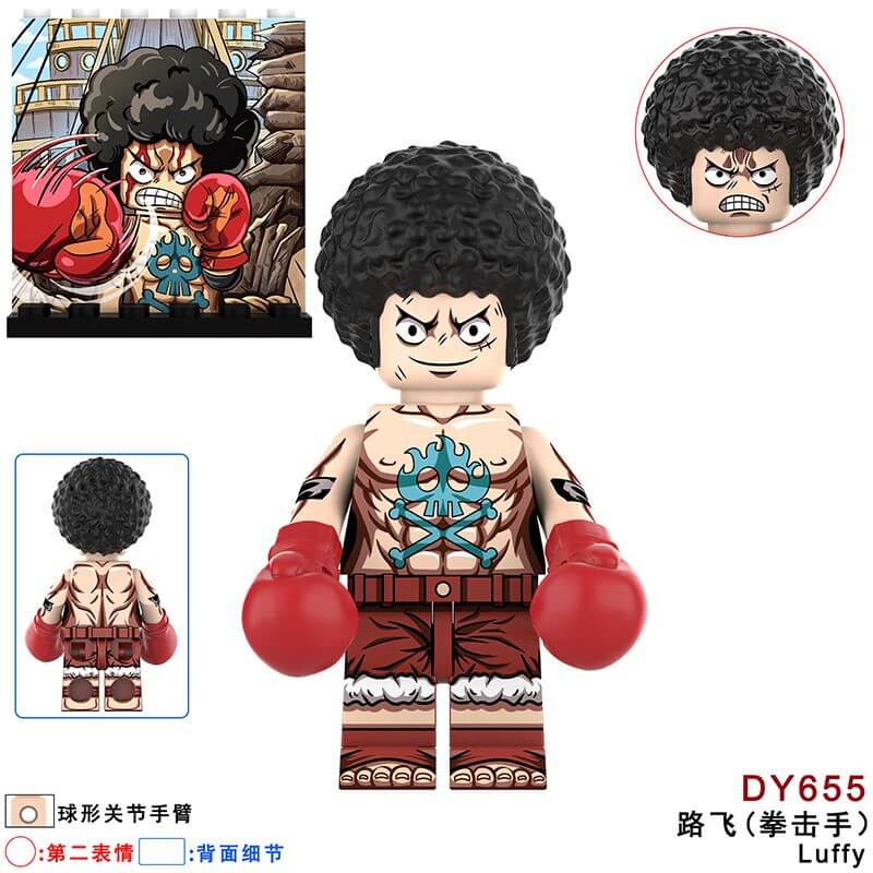 DY604-655 One Piece Robin Zoro Luffy minifigs