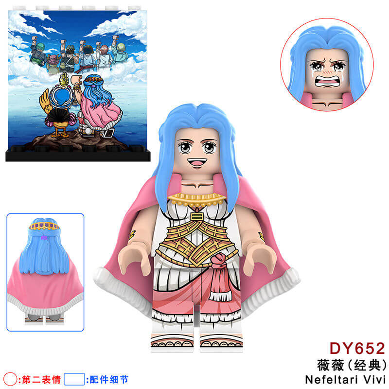 DY604-655 One Piece Robin Zoro Luffy minifigs