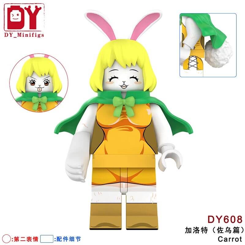 DY607-633 One Piece Boa Hancock Carrot Minifigs