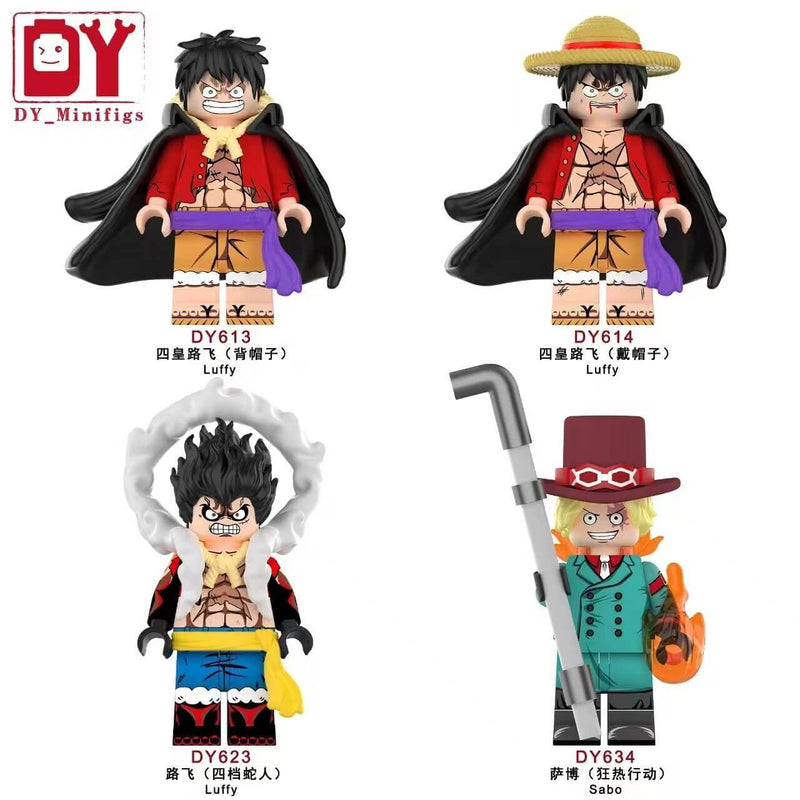 DY613-634 One Piece luffy Sabo minifigs