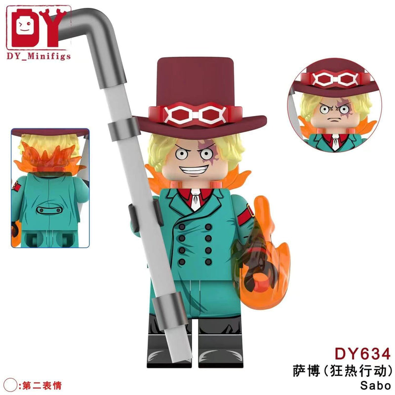 DY613-634 One Piece luffy Sabo minifigs