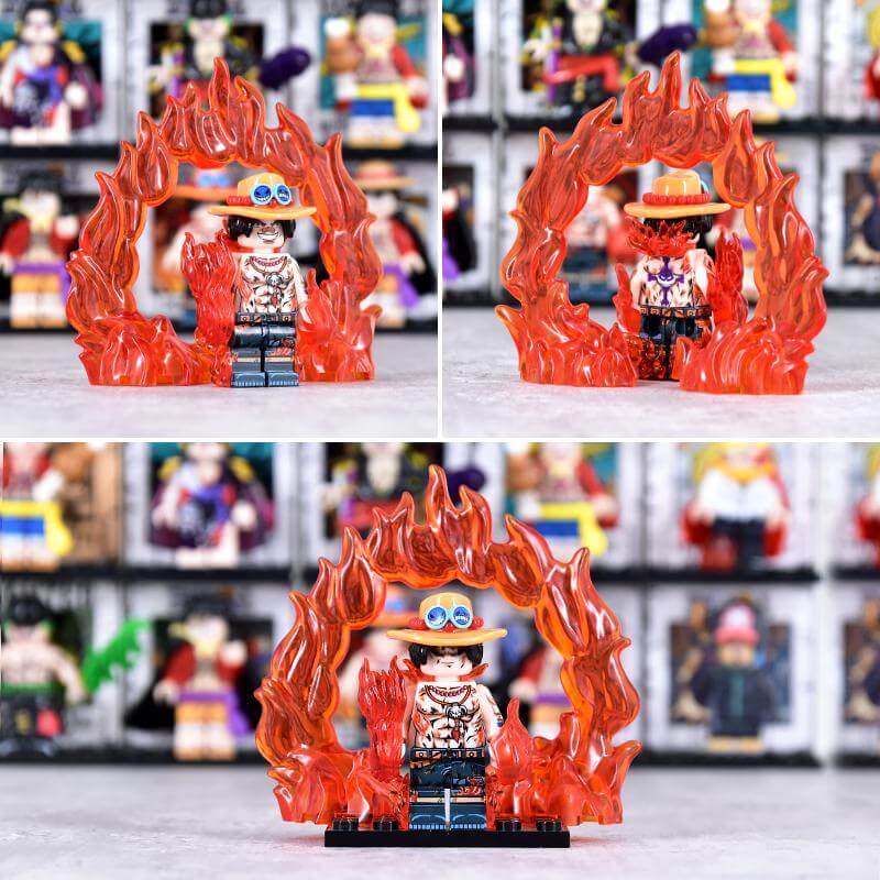 DY633S One Piece Battle Status Ace minifigs