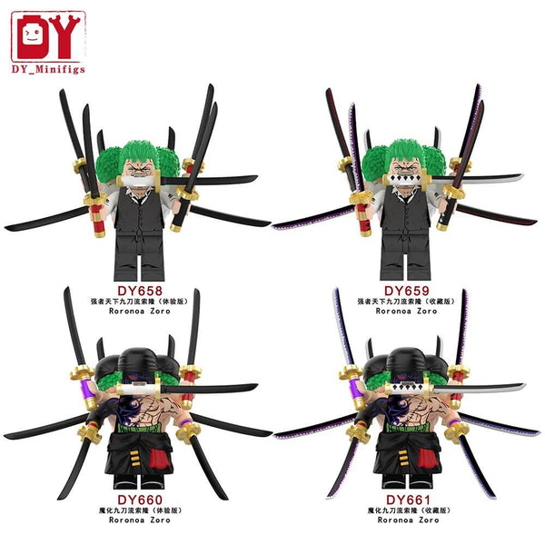 DY658-661 One Piece Zoro minifigs