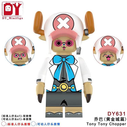 DY605-634 One Piece Luffy Chopper Minifigs