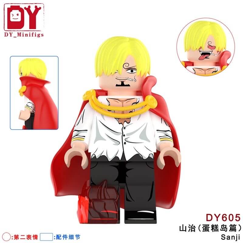 DY605-634 One Piece Luffy Chopper Minifigs