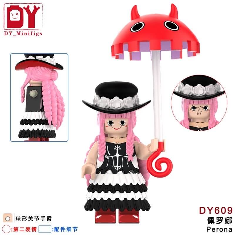 DY605-634 One Piece Luffy Chopper Minifigs