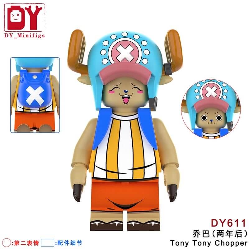 DY605-634 One Piece Luffy Chopper Minifigs