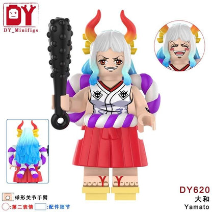 DY605-634 One Piece Luffy Chopper Minifigs