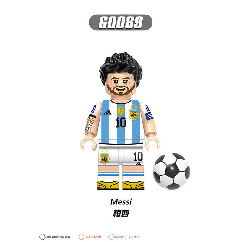 G0112 Football Players Mbappe Maradona Minifigs