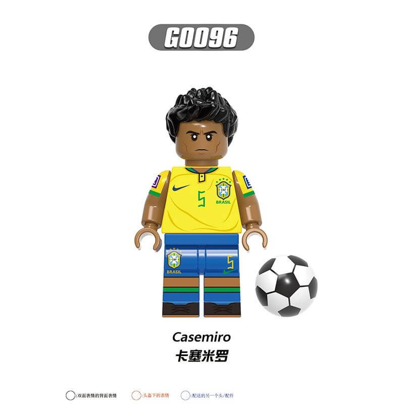 G0112 Football Players Mbappe Maradona Minifigs