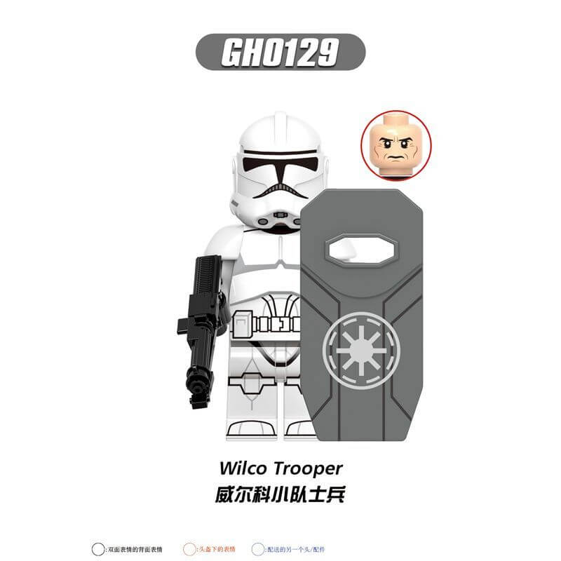 G0117 Star Wars  Wilco Trooper minifigs