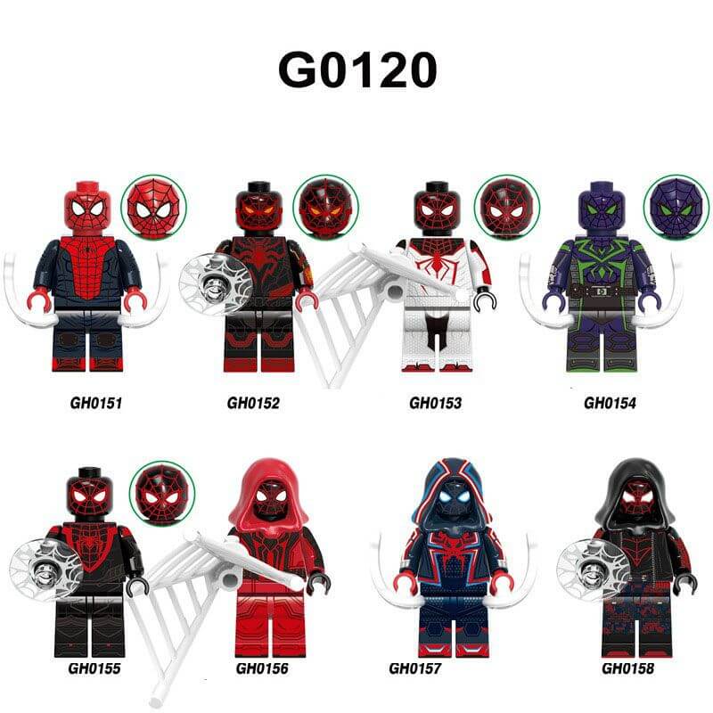 G0120  Super hero classic suit minifigs