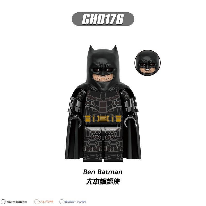G0123 Super Hero DC Ben Batman Gerneral Zod Minifigs