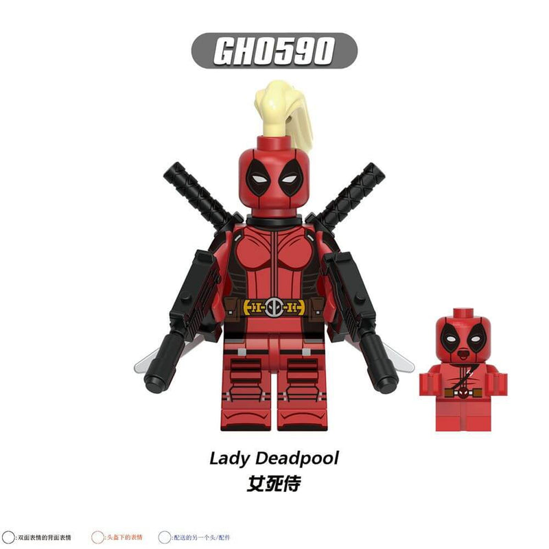 G0175  Wolverine Deadpool minifigs