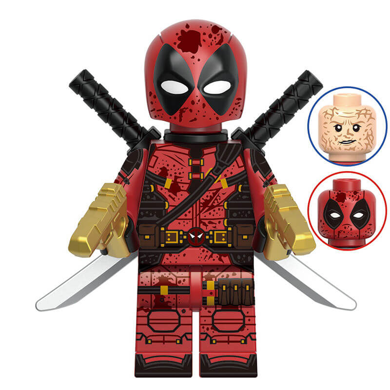 G0176  Wolverine Deadpool Wolverine minifigs