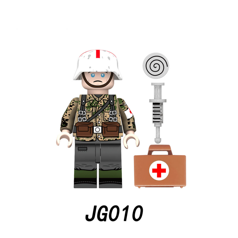 JG010 German Army Medical Soldier minifigs