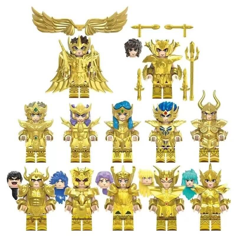 Gold Saint Seiya Minifigures