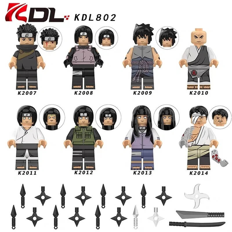 KDL802 Naruto Sasuke Uchiha Minifigs