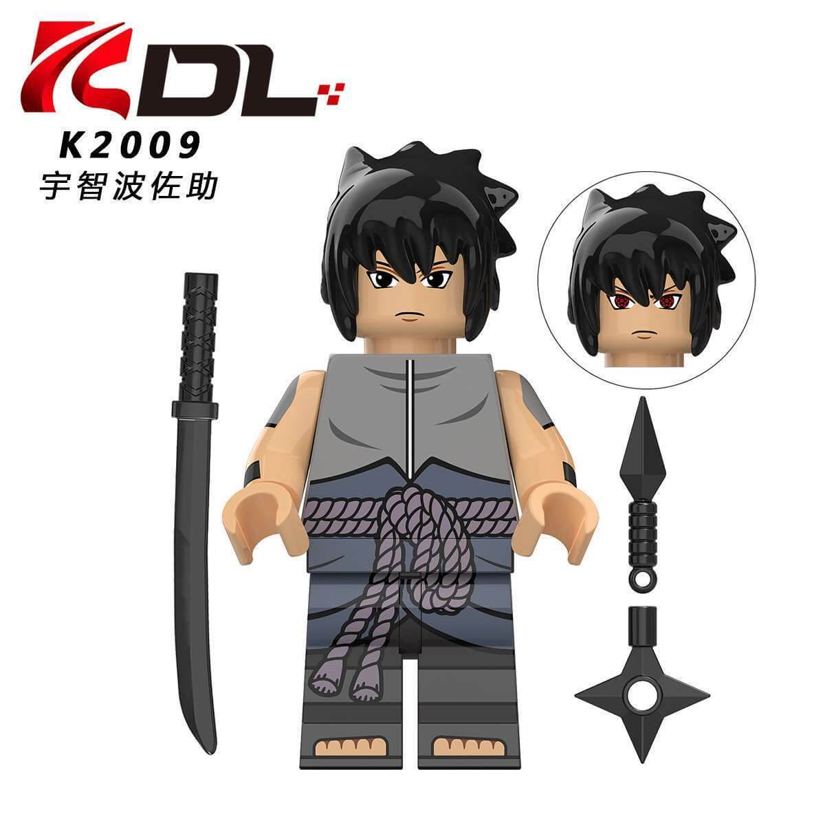 KDL802 Naruto Sasuke Uchiha Minifigs