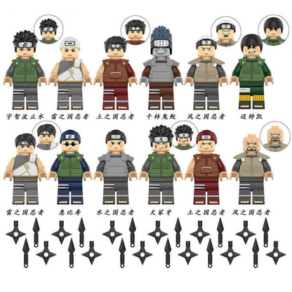 KDL804 Naruto Uchiha Shisui Inuzuka Kiba Minifigs