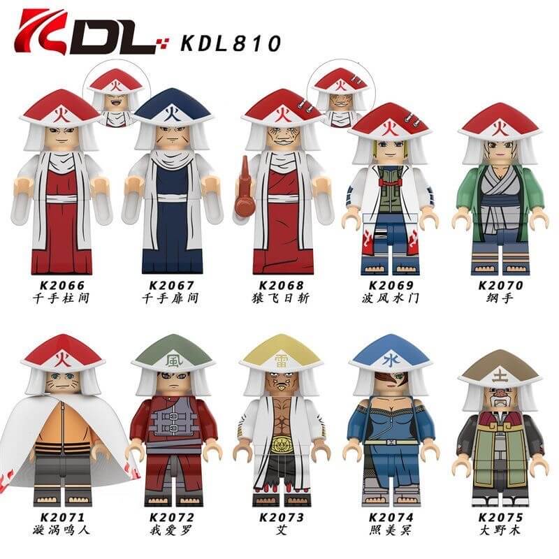 KDL810 Naruto Uzumaki Naruto Senju Pillar Minifigs