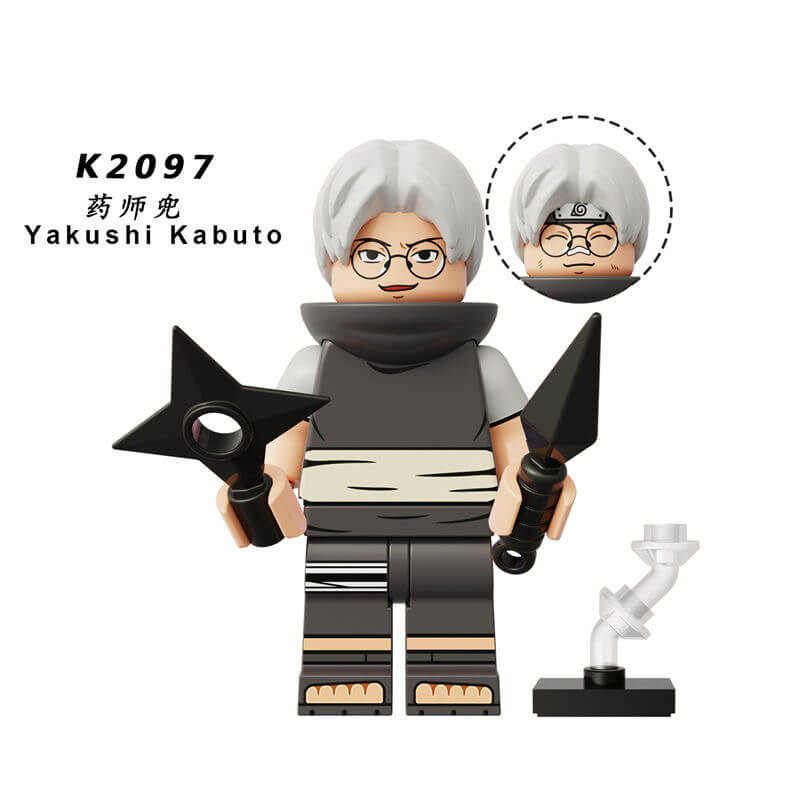 KDL813 Naruto Kimimaro Yakushi Kabuto Minifigs