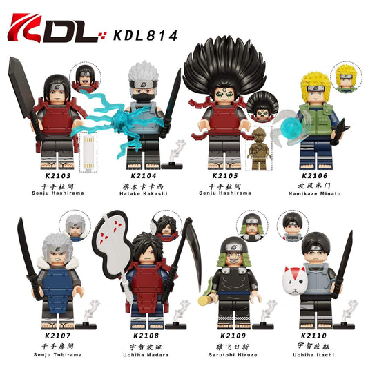KDL814 Naruto Sarutobi Hiruzen Namikaze Minato Minifigs