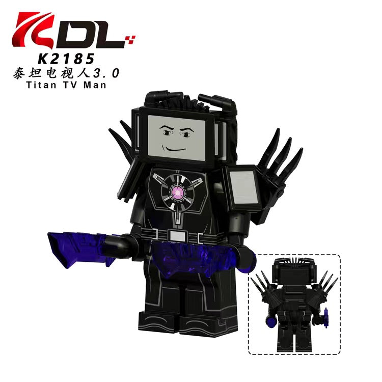 KDL826 Skibidi Toilet Titan TV Man Lightning Tolit Man