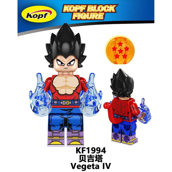 KF6195 Dragon Ball Krillin Android 18 minifigs