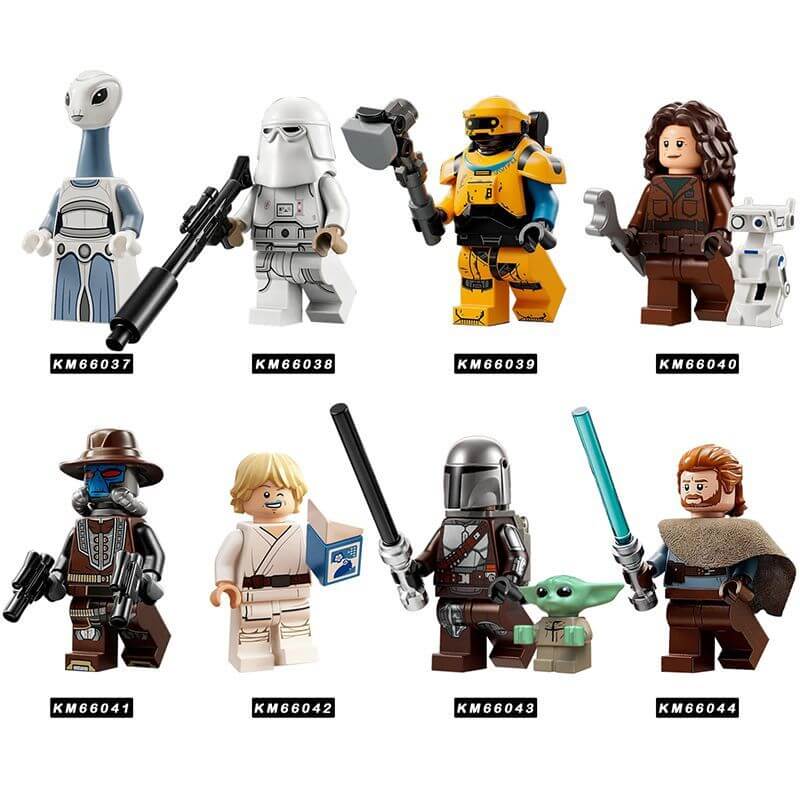 KM66037-KM66044 Star Wars snow trooper minifigs