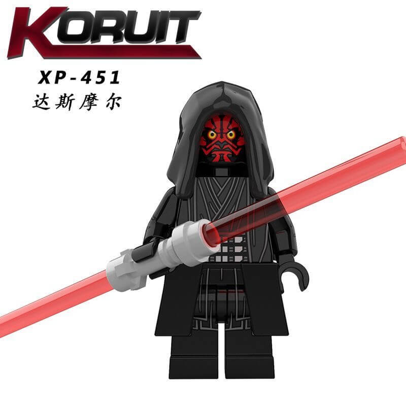KT1059 Star Wars Minifigs Black Knight Darth Maul Obi-Wan Minifigs