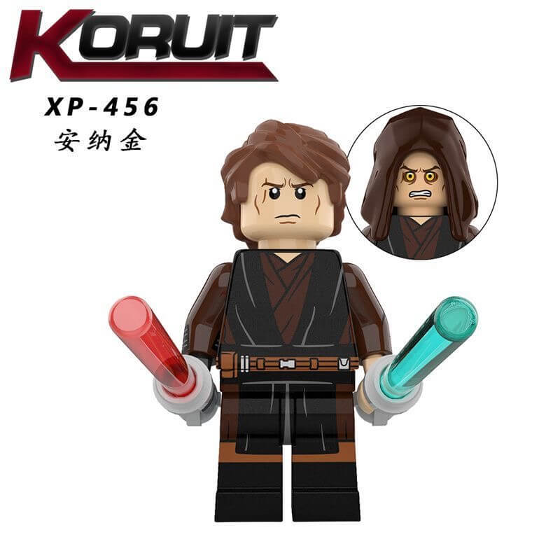 KT1059 Star Wars Minifigs Black Knight Darth Maul Obi-Wan Minifigs
