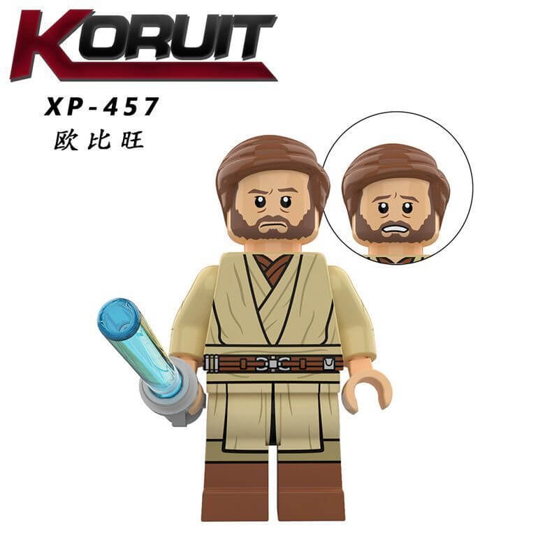 KT1059 Star Wars Minifigs Black Knight Darth Maul Obi-Wan Minifigs