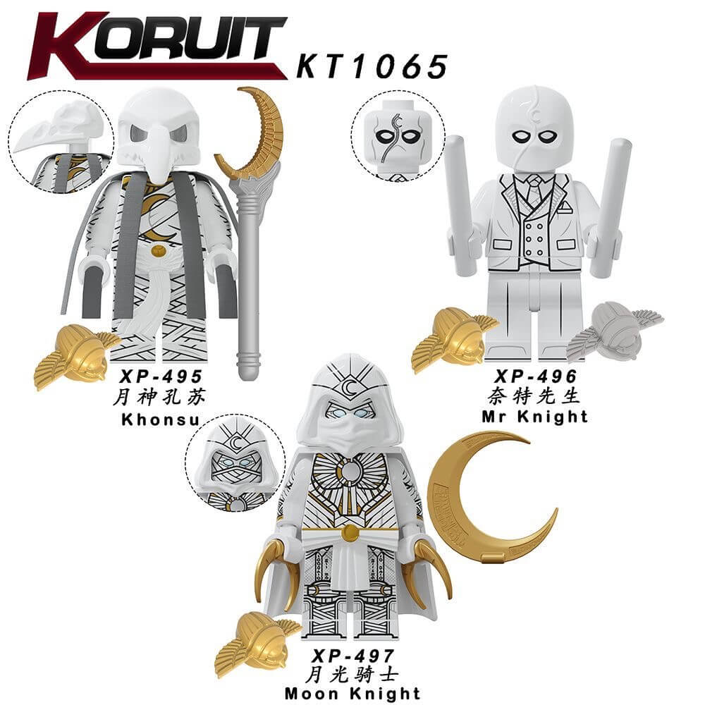 KT1065 Moon Knight Luna God Khonsu Minifigs