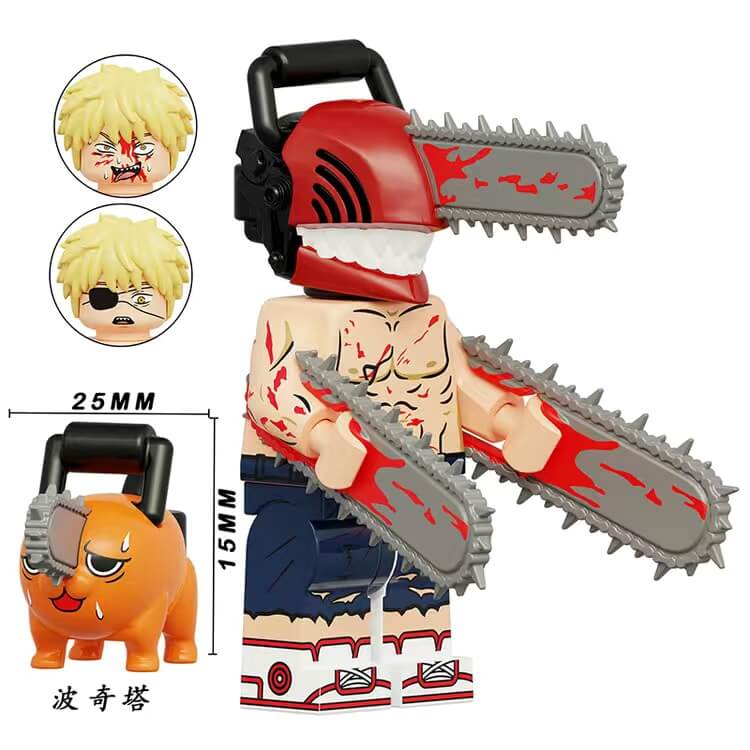 KT1067 Chainsaw Man Denji Makima Hayakawa Minifigs