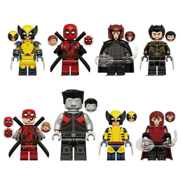 KT1076 minifigures Deadpool & Wolverine